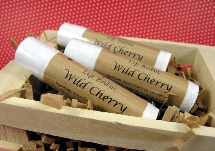 WILD CHERRY Lip Balm with Vitamin E - Clearance