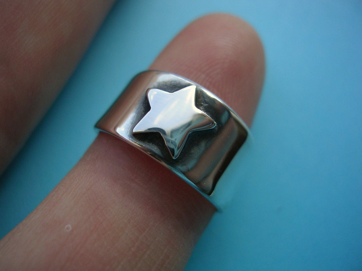 Silver Star Toe Ring - Sterling Silver