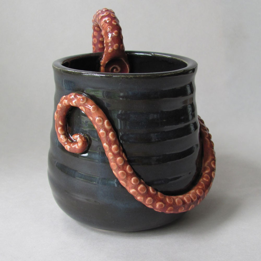 Monster Coffee Mug in Black