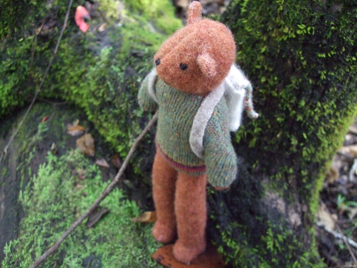 pogo backpacks - eco friendly accessories, repurposed wool