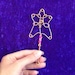 Bubble Wand Mini Fairy Star Magic Wand, Mini Princess wand, Fairy wand, Party favor, perfect gift