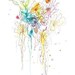 Blossoms Series 34 art print- giclee PRINT 11x14- wall decor- wall art