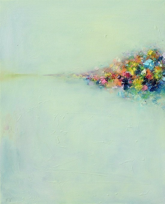Abstract Landscape 3-  Art  PRINT - Giclee- poster- wall art- wall decor- oil painting-12x15