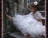 Flower girl AnthologyInc Boutique FAB princess portrait costume pageant tulle petticoat dress