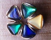 Lucite Flower Pin