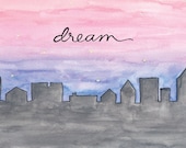 Dream Original Watercolor Painting