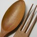 Vintage salad servers. Hong King 1960's. Mid Century - photo prop or kitchen utensils