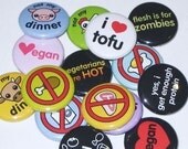 Veg Out - 1 Inch Magnet Set (pick any 3 designs)