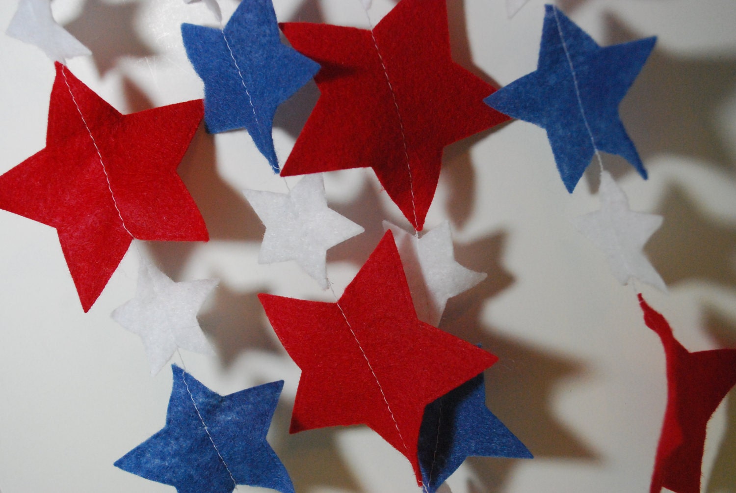 4th of July Felt Star Garland