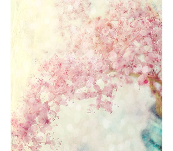 Soft Focus Photograph,  Pink  Flower  Print, Impressionist Still Life,  Shabby Chic Wall Decor