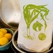 Flour Sack Kitchen Towel: Leek, Onion, Garlic