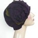 Purple rose Valentine's Fascinator Hat  - Polar Fleece