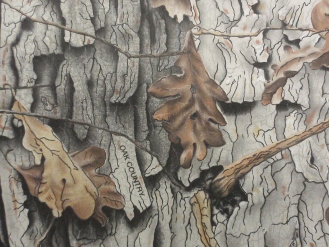 Camo fabric - 1 yard - oak country twill