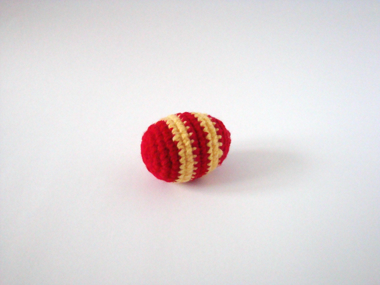 Red and Yellow Easter Egg