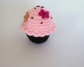 Pink Strawberry Cupcake