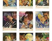 Vintage Retro Cutlery Magazine Ads Collage Sheet - INSTANT DOWNLOAD