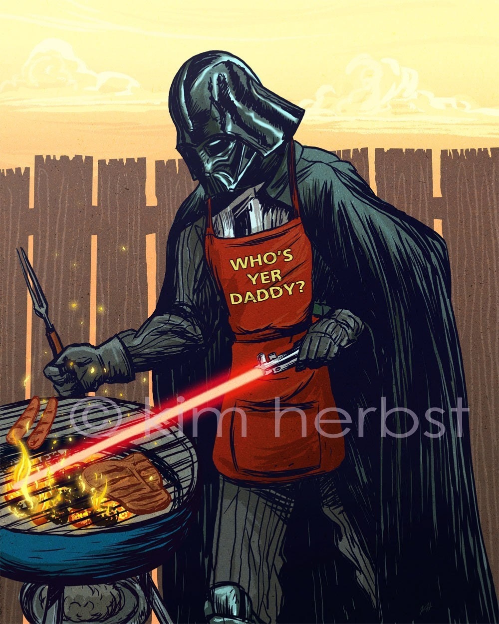 Darth Vader BBQ - Print