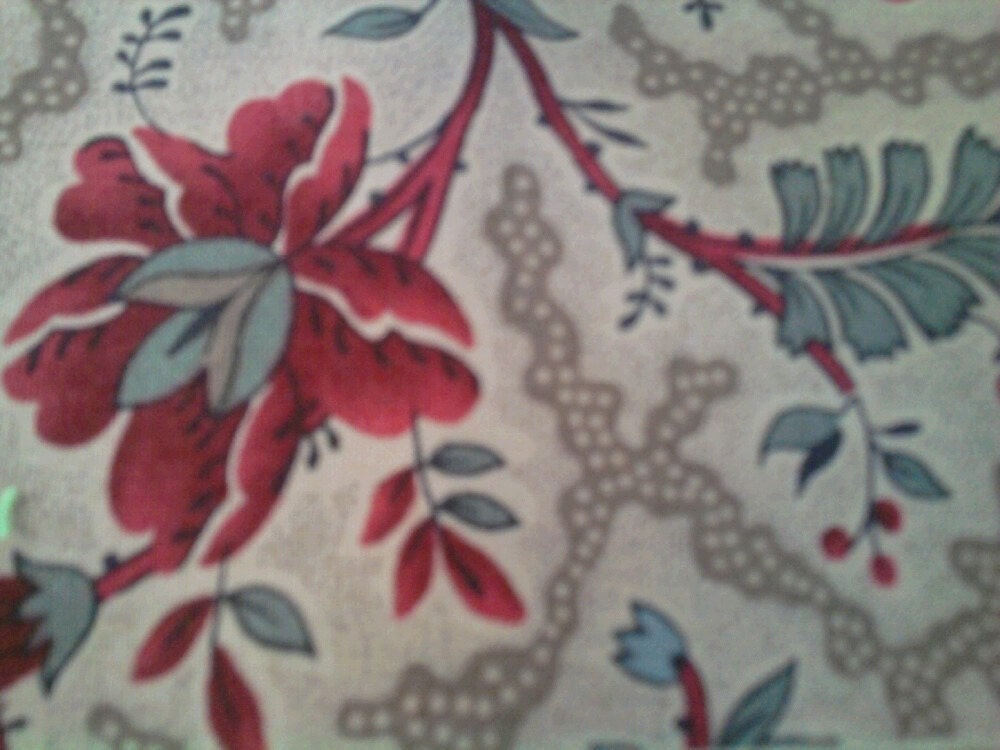 Reserved- 18th Century Reproduction Cotton Fabric: Moda Maison de Garance Amaranth