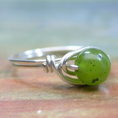 Gorgeously Green Ring - Any Size