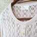 Vintage Knit Sweater by It's Pure Gould in Lightweight Cream