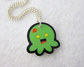 Zombie Octopus Necklace