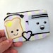 Happy Bread Angry Toast Coin Purse