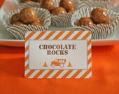 Menu or Food cards - Construction Birthday Party - PRINTABLE only Il_170x135