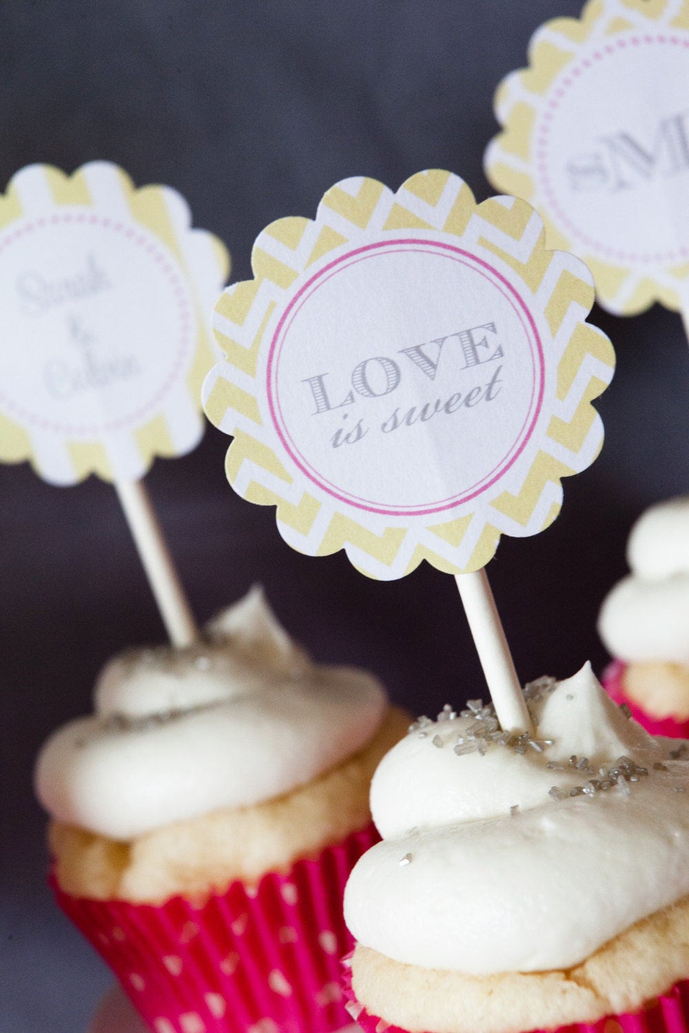 Cupcake Toppers - custom toppers or party circles - PRINTABLE only Il_570xn