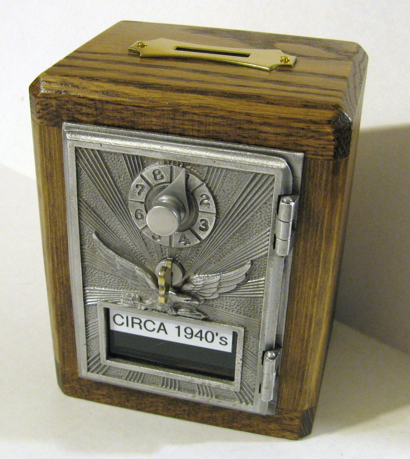 Post Office Box Door Bank / Safe, CIRCA 1940's Door