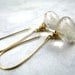 Reserved for D - Golden Rutilated Quartz Earrings, 14k Gold Filled Gemstone Drop Earrings - A Roll In The Hay