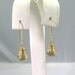 Citrine Drop Earrings, Gold Birthstone Jewelry, November Birthday, 14k Gold Filled - Sangria