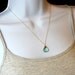 Fluorite Necklace In Gold Filled, Wire Wrapped AAA Gemstone, Spring Fashion - Seabreeze