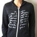 Mr. Darcy Proposal/Pride and Prejudice. LARGE Zip Hoodie in Eco Black