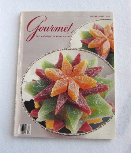 Vintage Gourmet Magazine December 1985