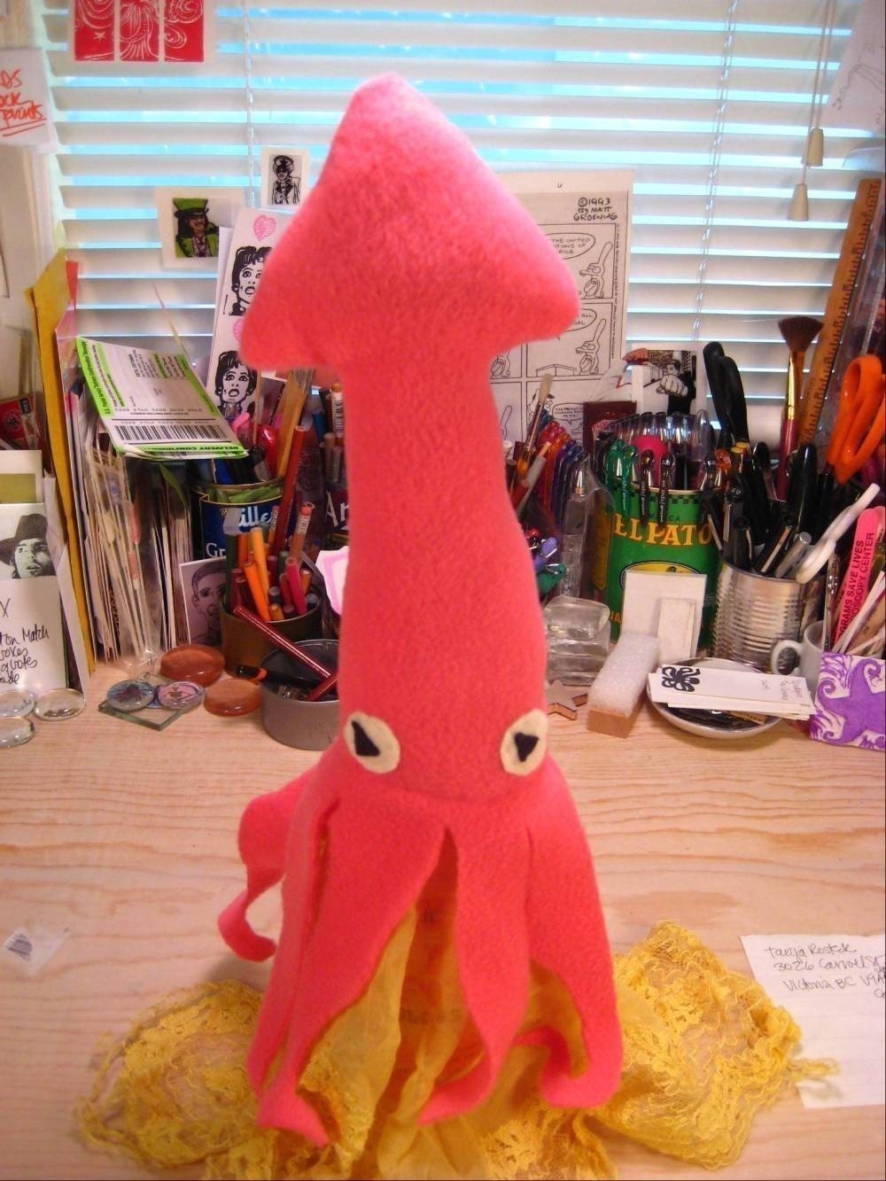 Squid Catnip Toy