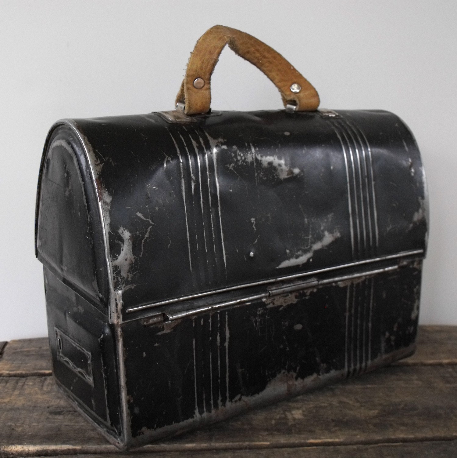 Reserved for Yeyang Only Antique Metal Lunch Box and Thermos