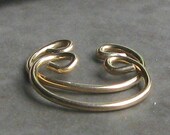 Unpierced earring alternative Top of the Ear Cuff Hoop Earrings - non-pierced - gold