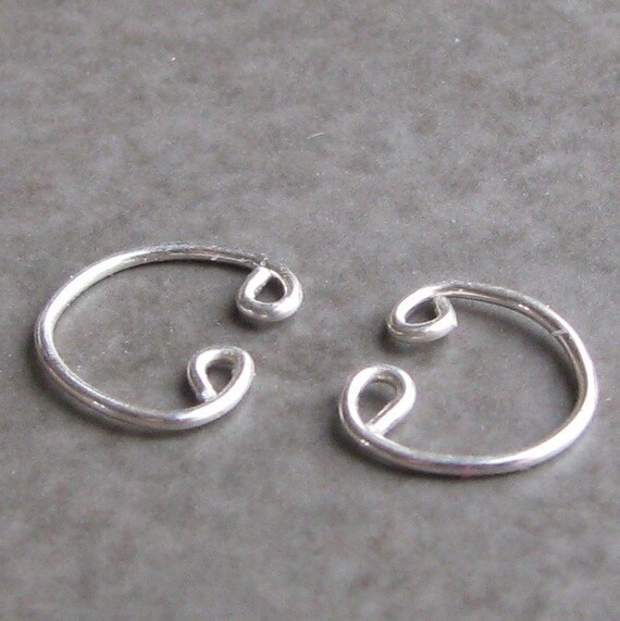 Top of the Ear Cuff Hoop Earrings - non-pierced cartilage