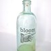 Shabby Beach Cottage Vase OLD Aqua Bottle Garden Home Decor Apothecary Bottle