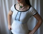 handmade striped sheep lolita top - Little Bo Peep - smarmyclothes diy
