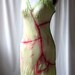 Blood n Stitches zombie slip dress Halloween costume - smarmyclothes horror diy