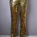Gold Sequin Flare Pant