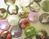 THREE 1-inch pinback buttons - Handmade Revolution