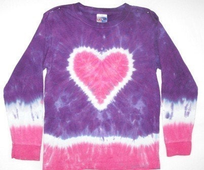 Rainbow Tie Dye Toddler and Youth Long Sleeve T Shirts