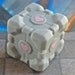 Companion Cube Soap - Cake scented ...no lie....