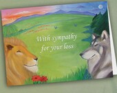 Pet Loss, Sympathy Card