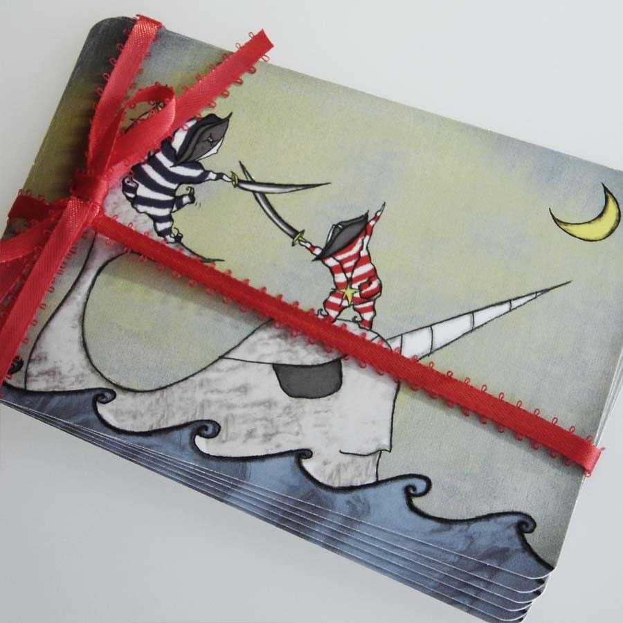 We Arrrrr Friends Pirate Postcard 6 Pack