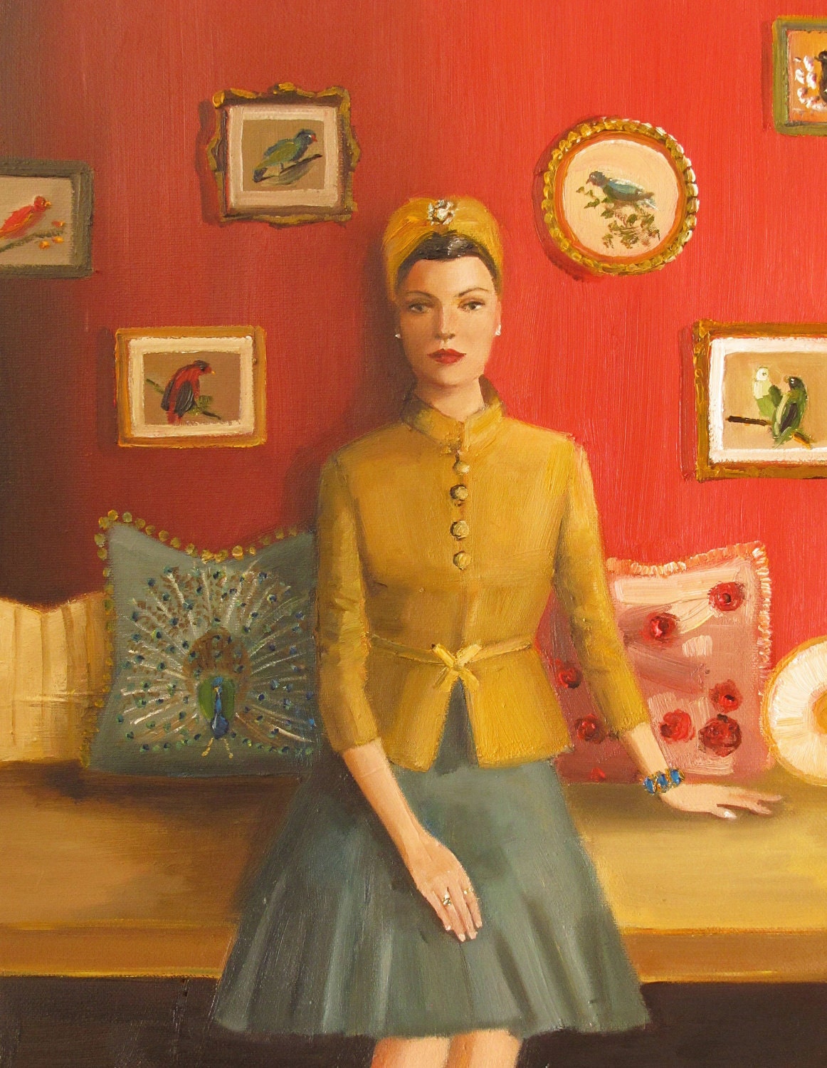 The Matriarch Of Black Walnut Manor.  Silke Was An Inventor, An Amateur Ornithologist And Kept A Well Ordered House- Limited Edition Print