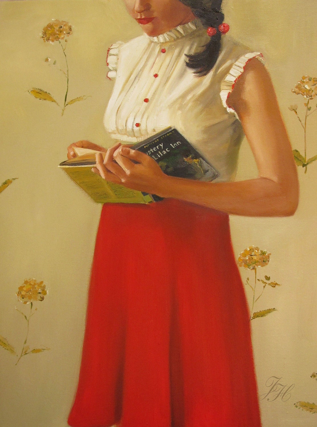 A Mystery Lady- Open Edition Print