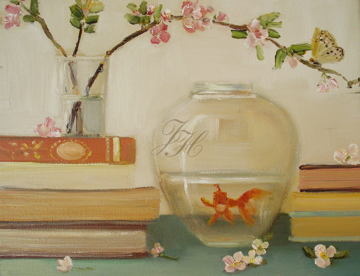 The Goldfish And The Butterfly- Open Edition Print